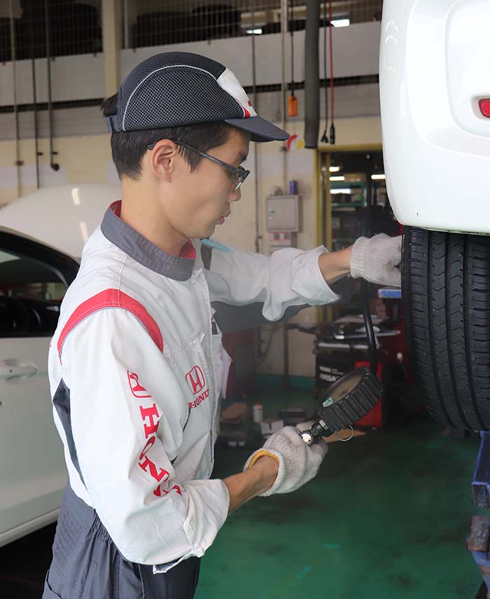 お返しする車の洗車